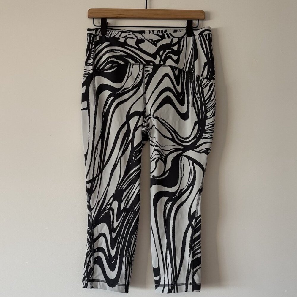 Lululemon Swift Speed HR Crop 21" Jacquard Leggings Women’s Size 10 Sporty Gym - Picture 15 of 16